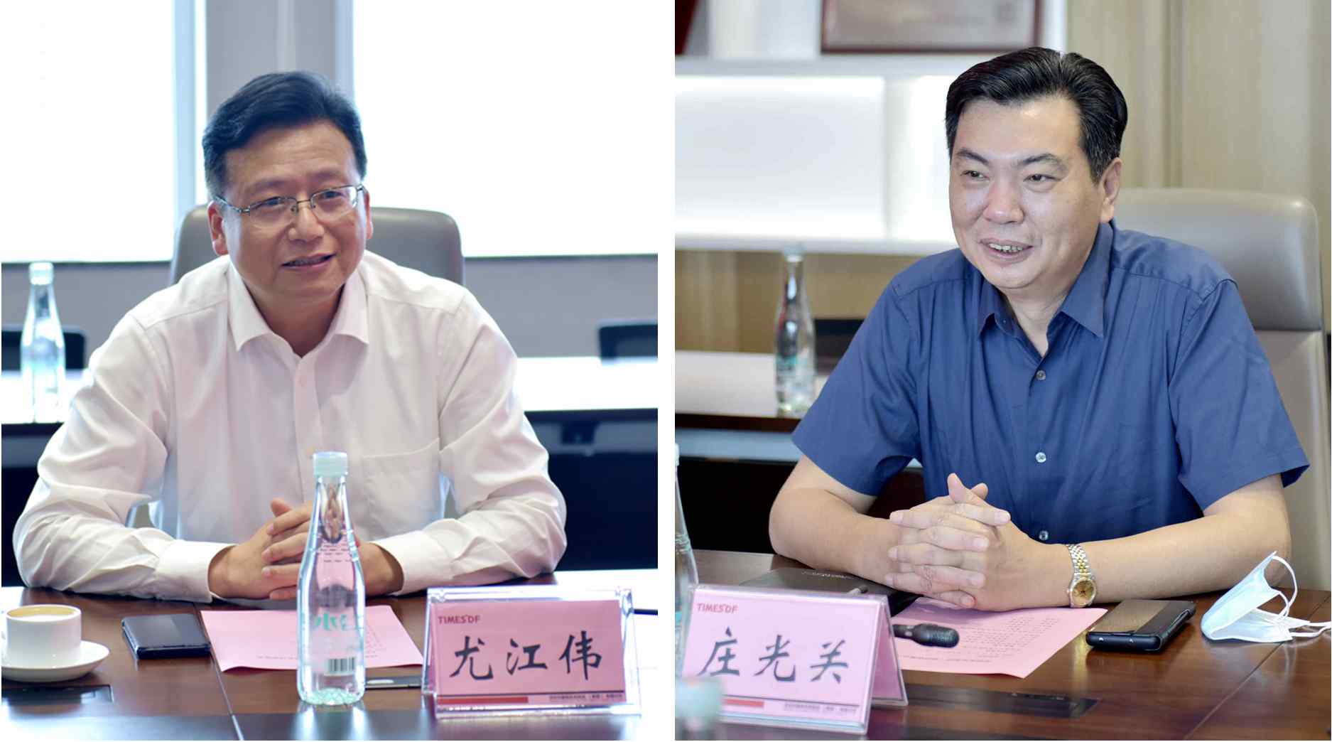 尤江伟董事长会见福田农批公司庄光关董事长一行
